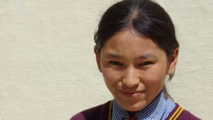 Student from the LMHS in Zanskar
