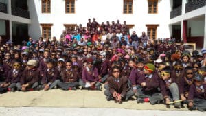 Students fron the LMHS in Zanskar