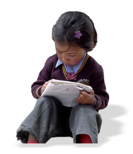 Enfant école LMHS Zanskar
