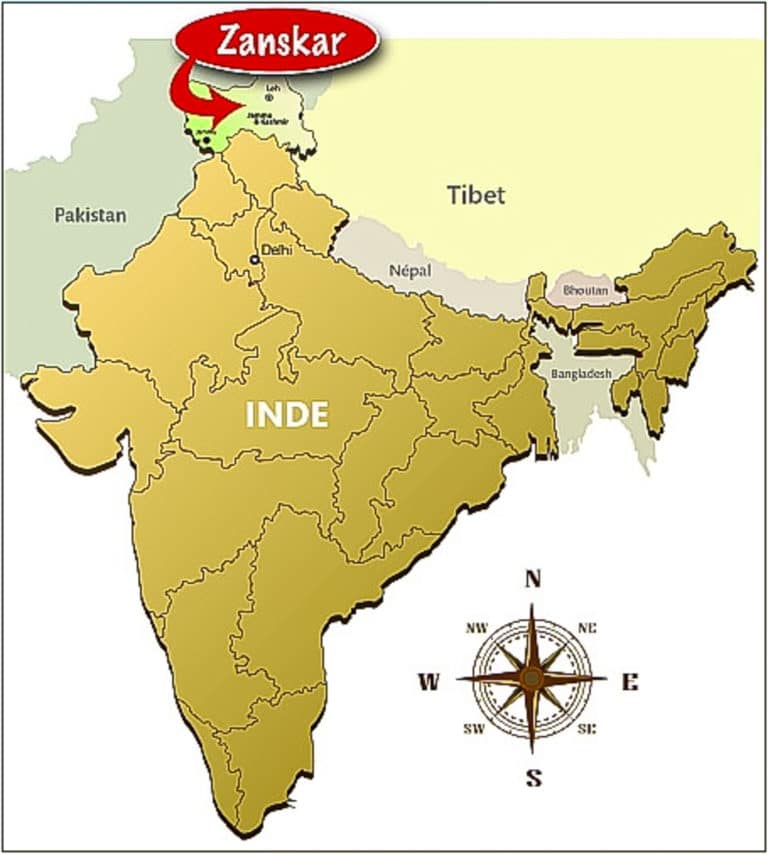 Situation du Zanskar