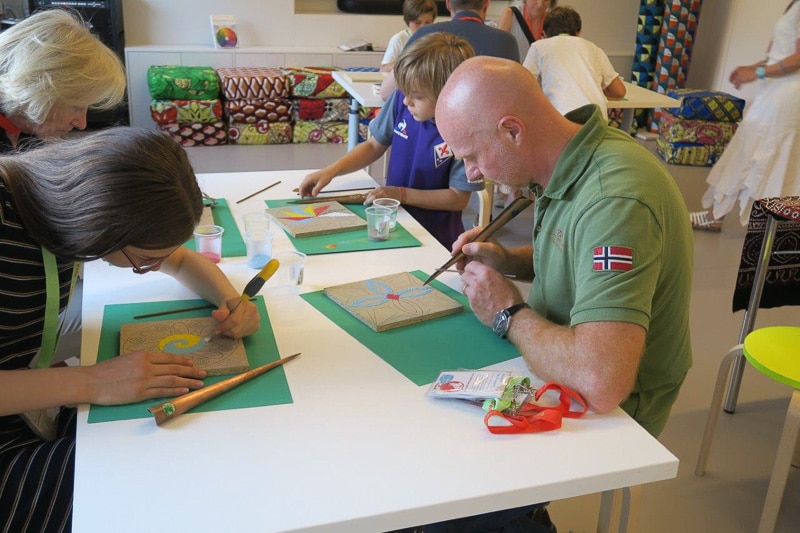 Les participants sont concentrés