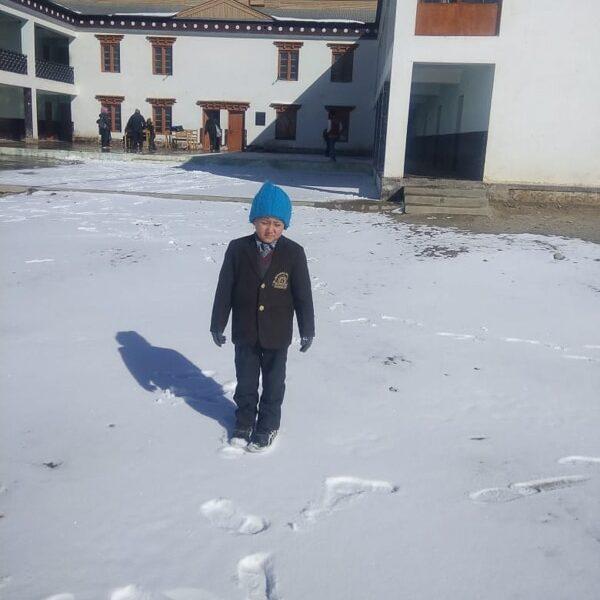Première neige à la LMHS (novembre 2022)