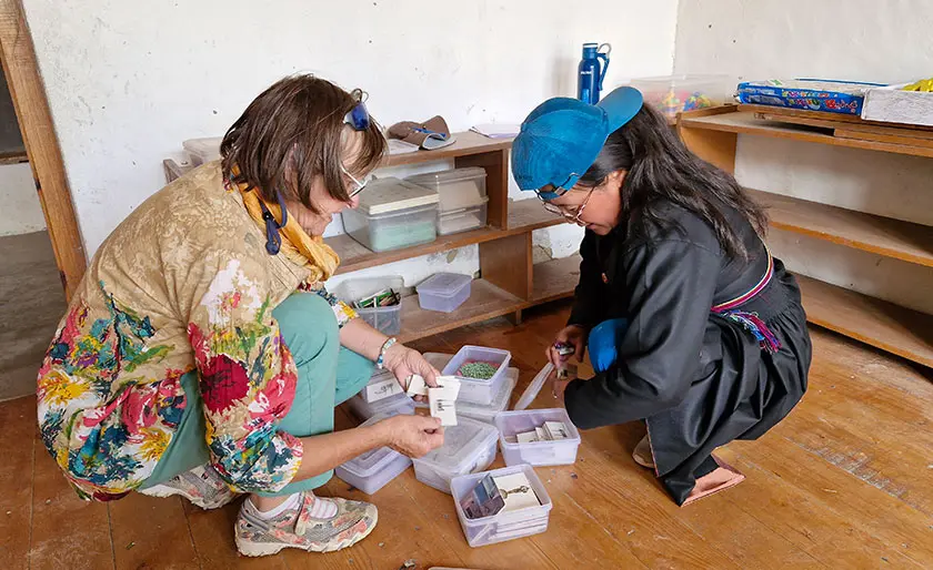Ginette et Tsering Zomba
